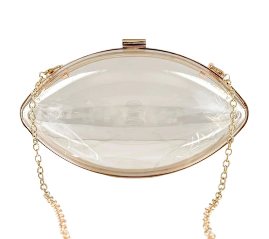 Game Day Football Style Clear Crossbody Bag