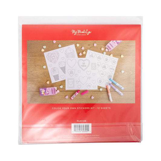 Color Your Own Stickers Kit - Porcupine Paper Co.