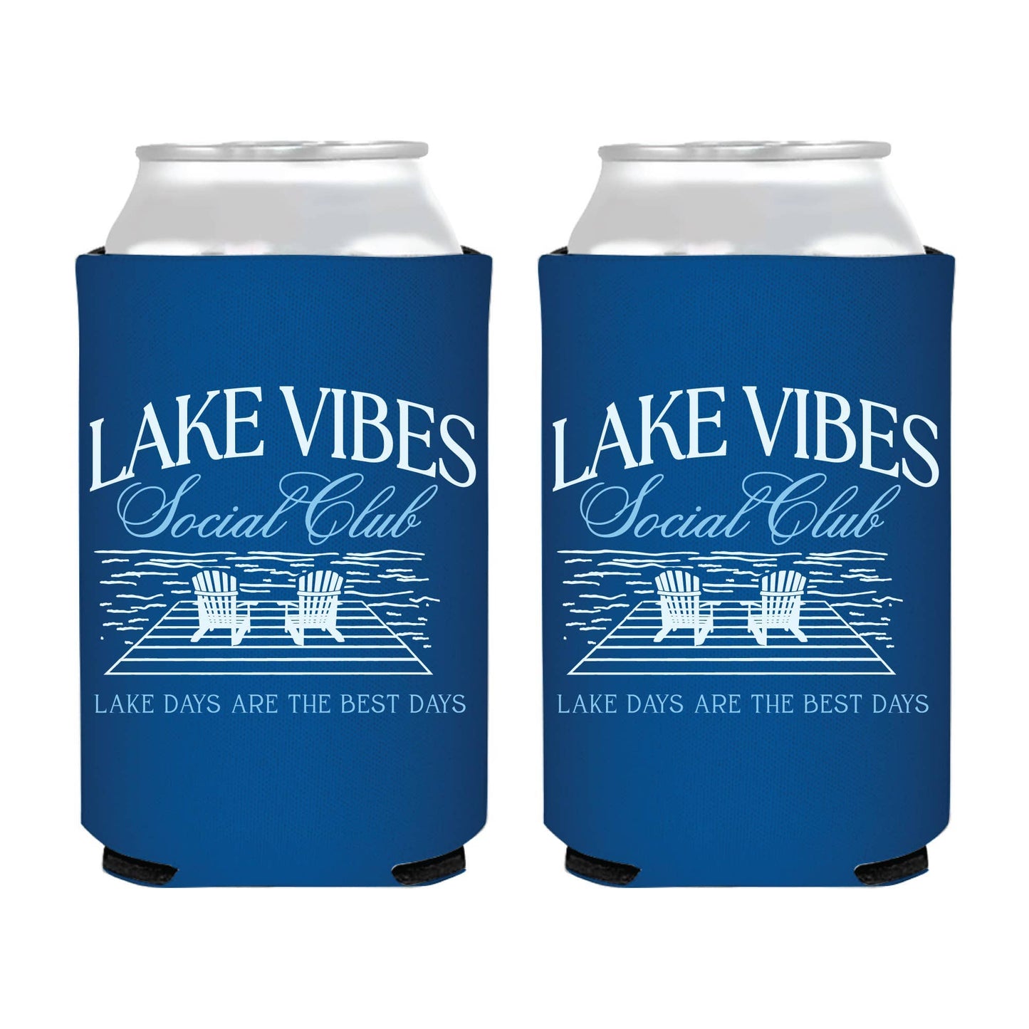 Lake Vibes Social Club Can Cooler