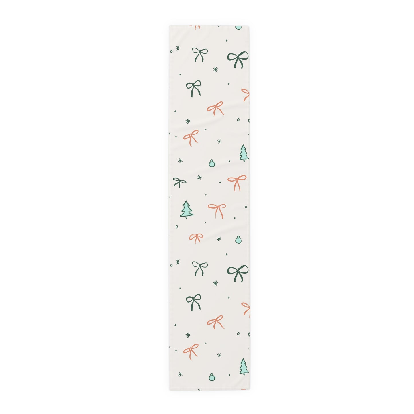 Christmas Ribbon Table Runner | 16" x 72"