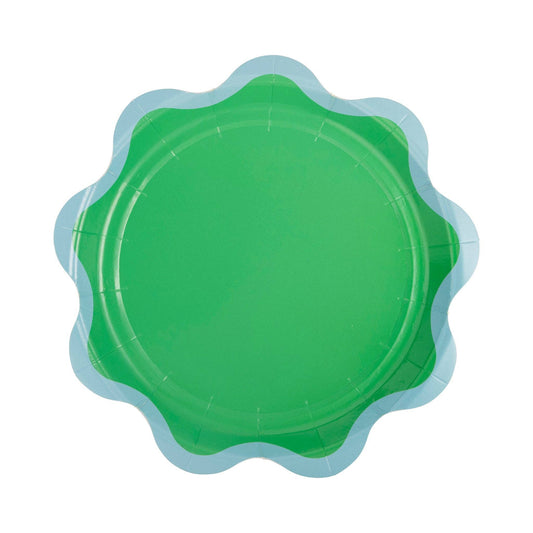 Ric Rac Edge Dessert Plates 7" | Set of 8