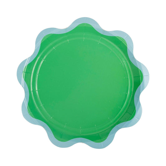 Ric Rac Edge Dessert Plates 7" | Set of 8 - Porcupine Paper Co.
