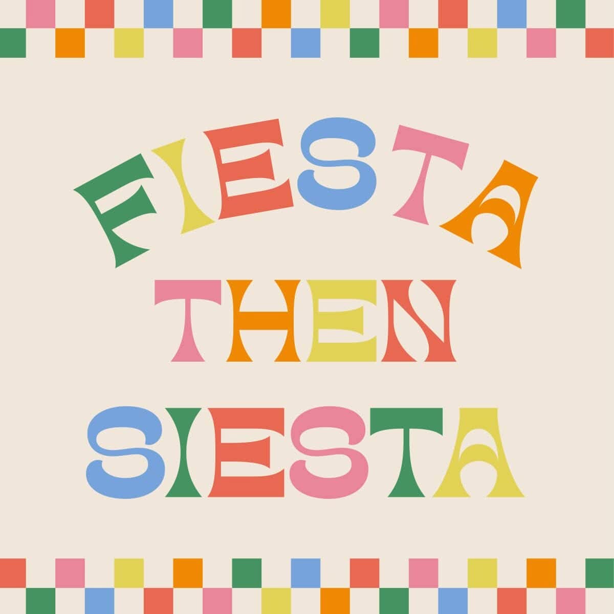 Fiesta Funny Cocktail Napkins by Soiree Sisters, Siesta design, 30-count paper napkins featuring colorful and humorous party graphics.