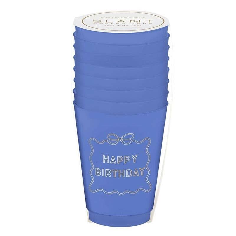 Happy Birthday to Me Frosted Party Cups | Set of 8