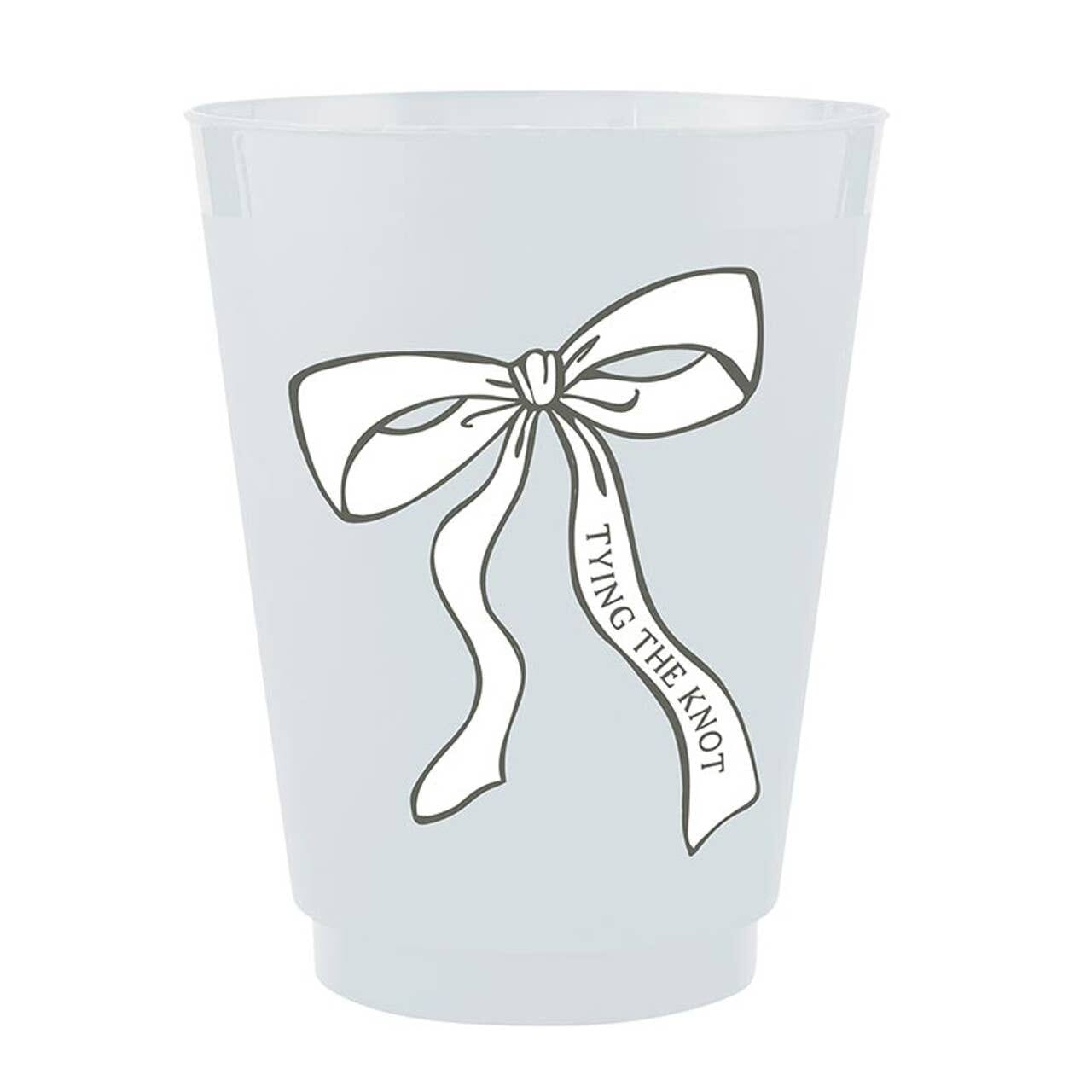 Tying the Knot Frosted Cups | Pack of 8