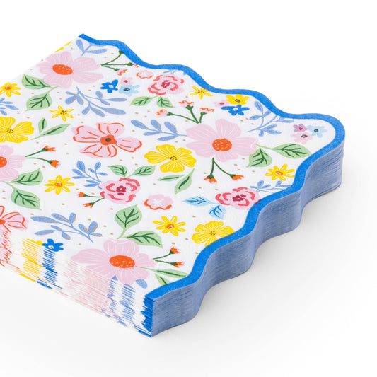 Multicolor Elegant Floral Dinner Napkins | 20 Count - Porcupine Paper Co.