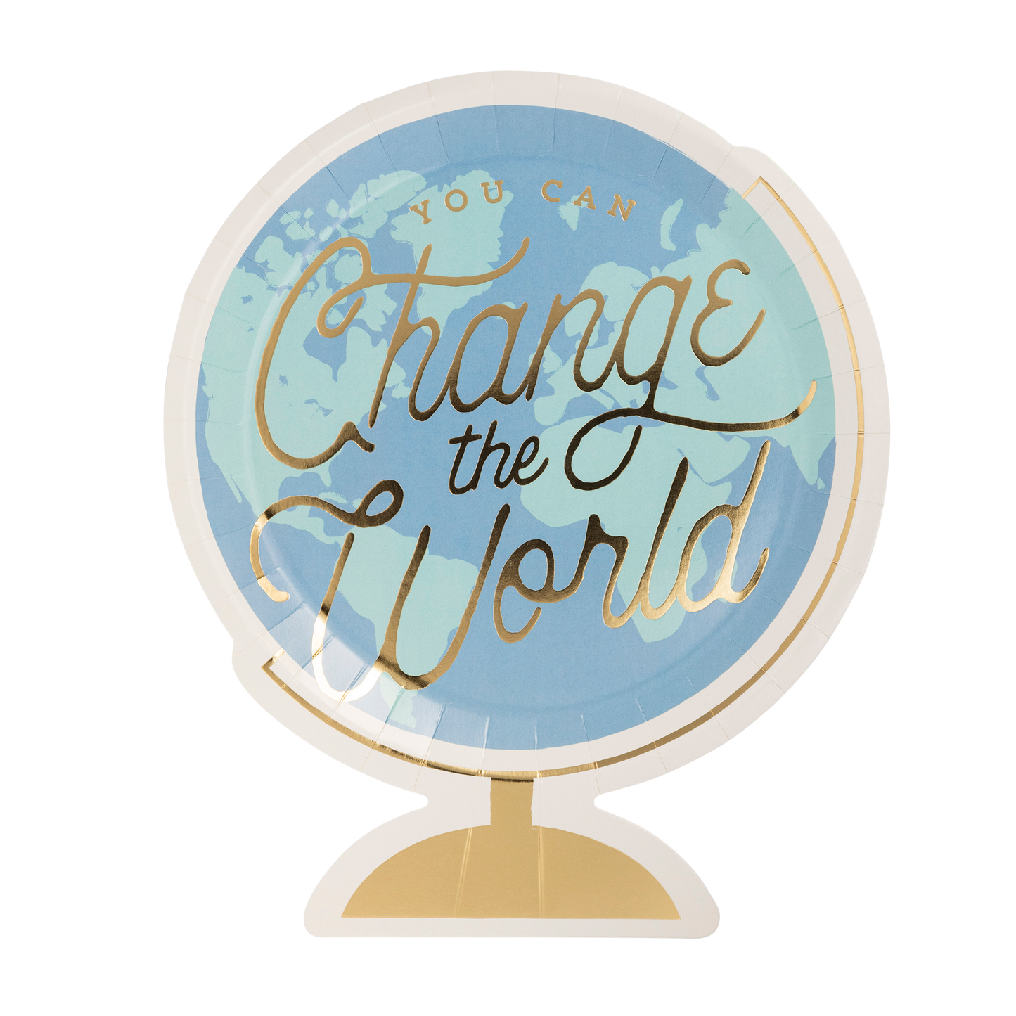 Back To School Globe Paper Plates