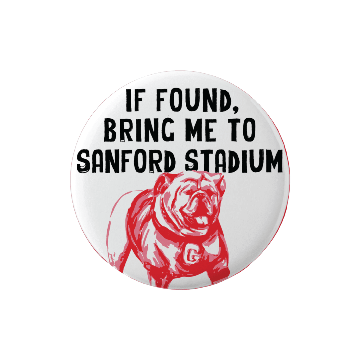 Georgia Gameday Button Bundle by My Mind's Eye featuring 25 colorful team-themed buttons for game day accessories.