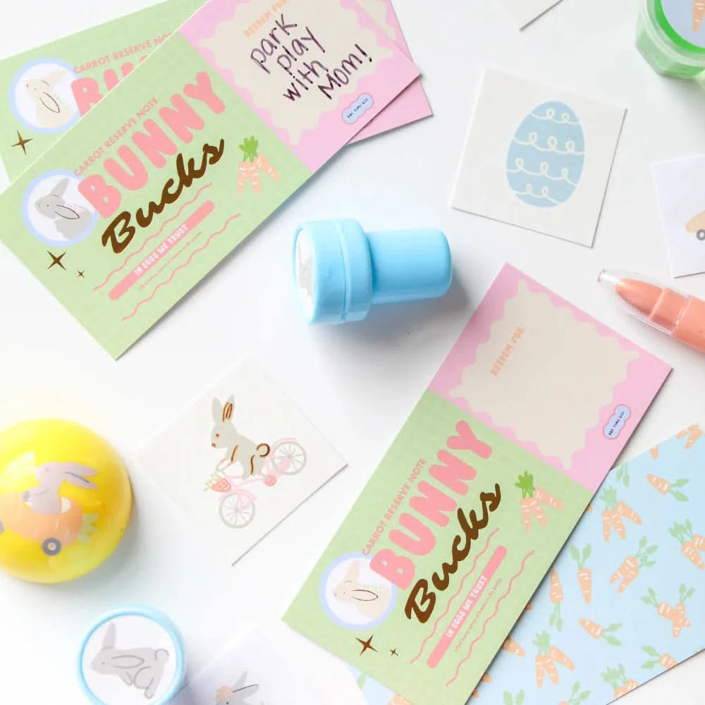Bunnies In The Garden Easter Small Egg Filler Kit | 40 Piece Kit - Porcupine Paper Co.