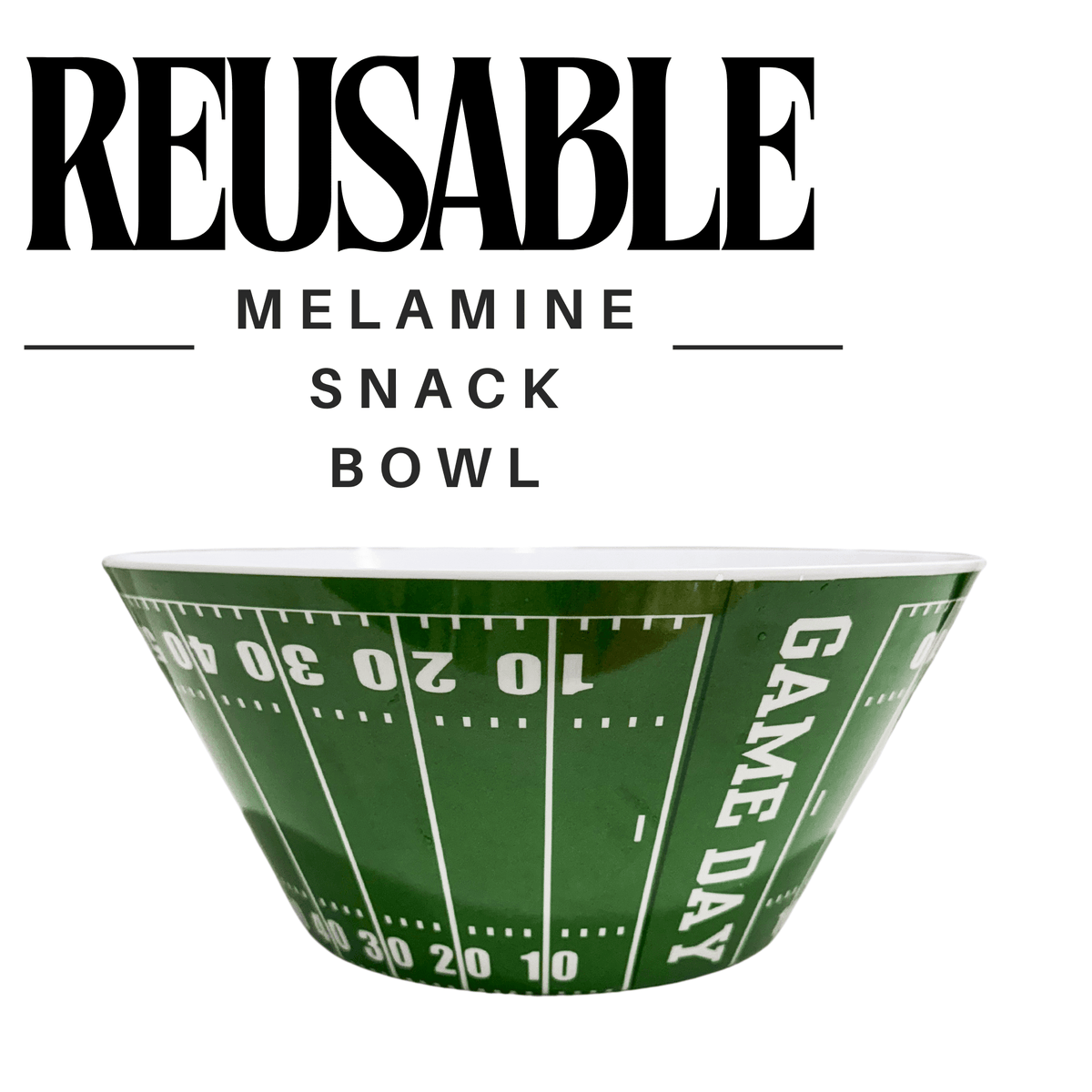 Football Reusable Snack Chip Bowl - Porcupine Paper Co.