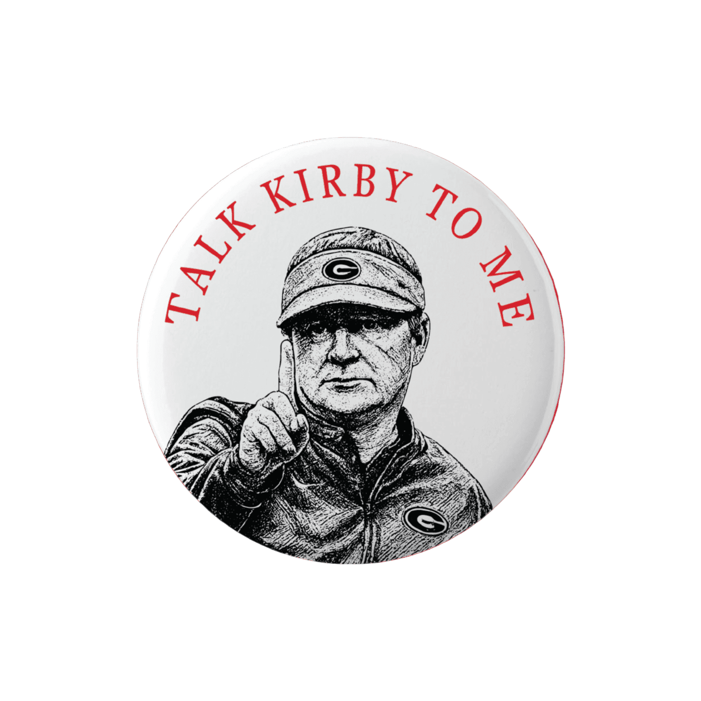Georgia Gameday Button Bundle by My Mind's Eye, featuring two colorful university-themed buttons with Georgia Bulldogs logos.