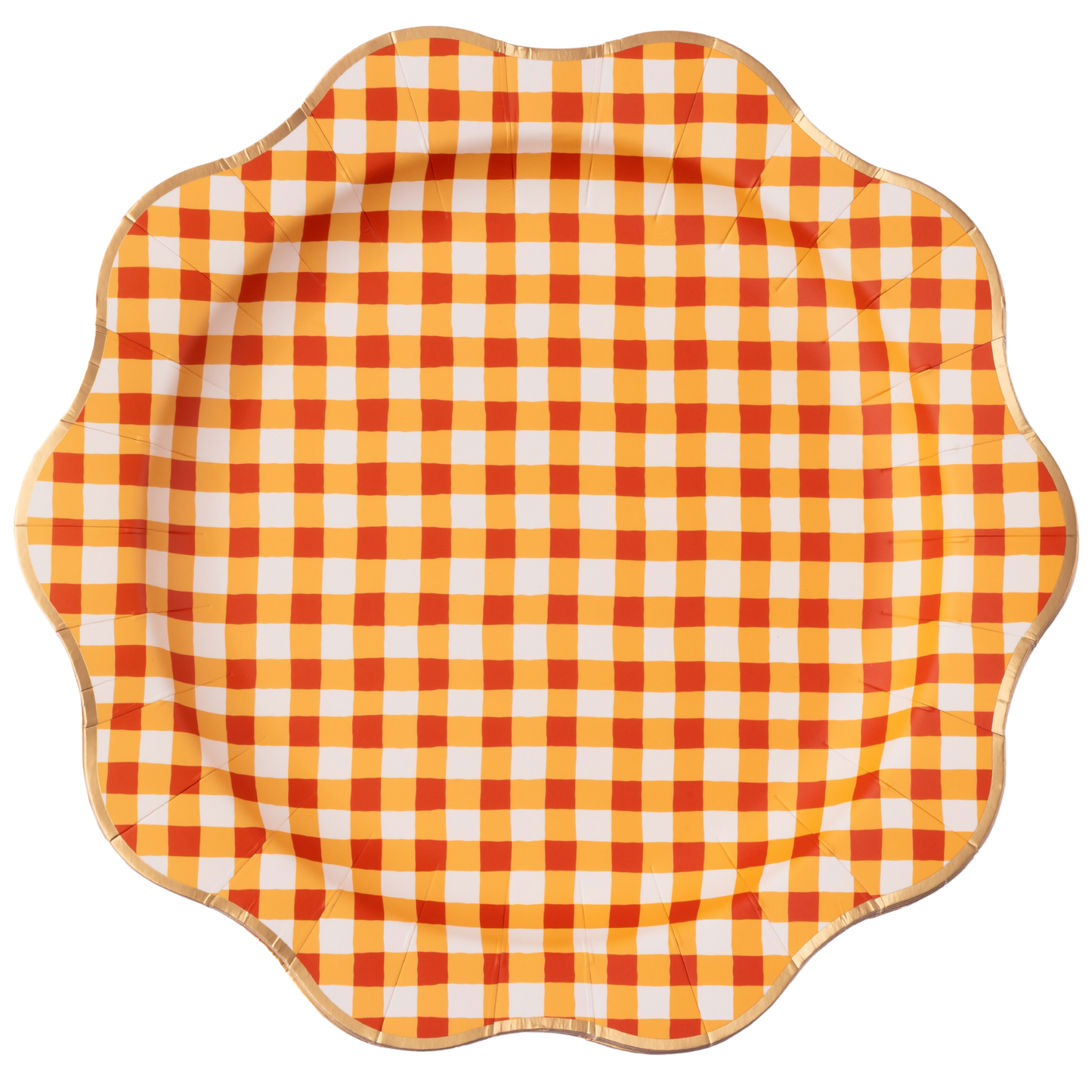 Elegant Fall Plaid Dinner Plates 10.75 | 8 count