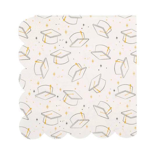Grad Cap Cocktail Napkin | 18 count