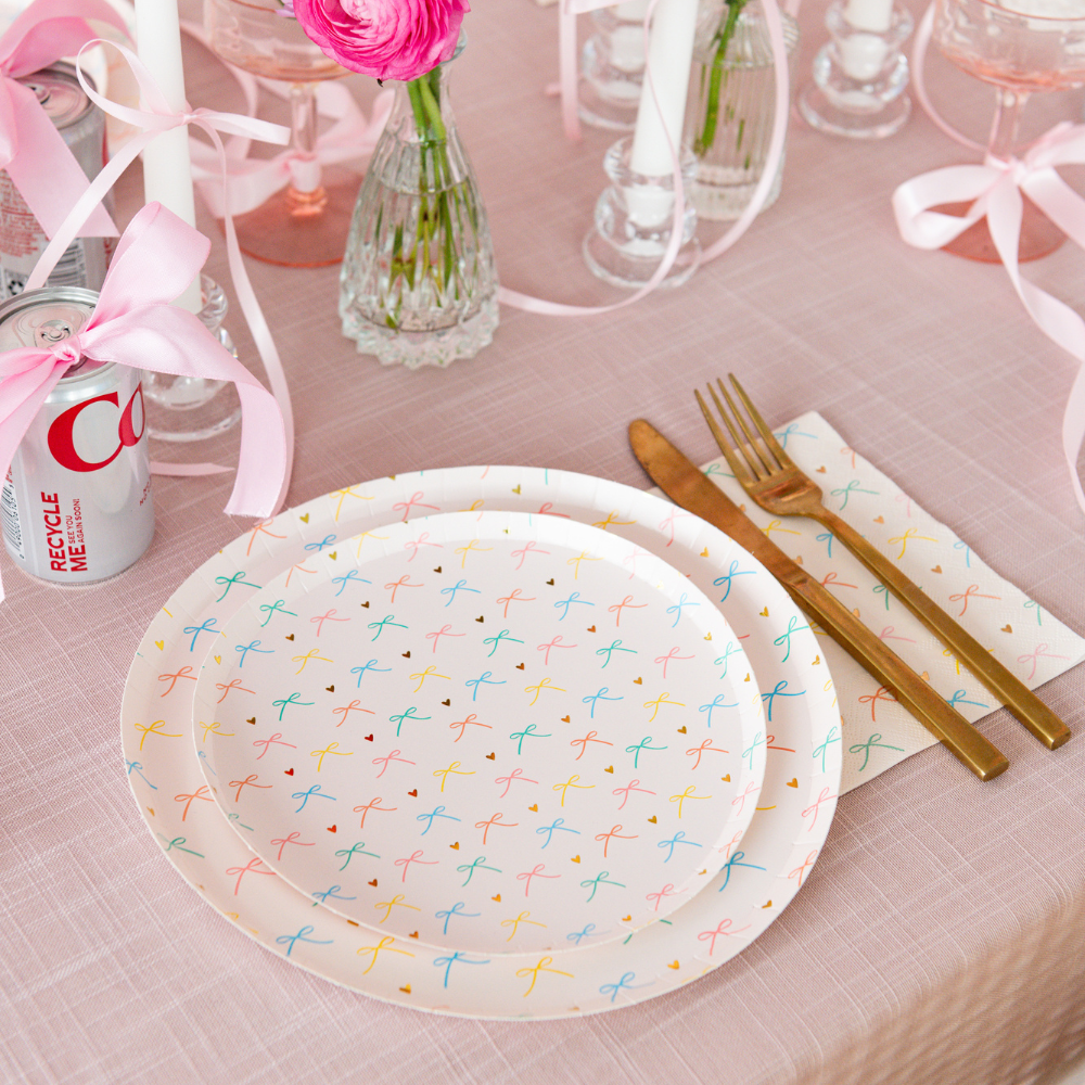 Bows Dinner Plates 10" | Set of 8