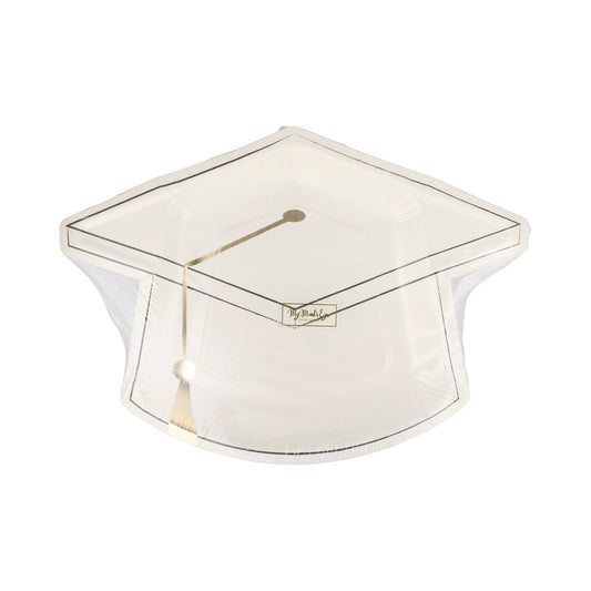 Graduation Cap Shaped Plate | Set of 8