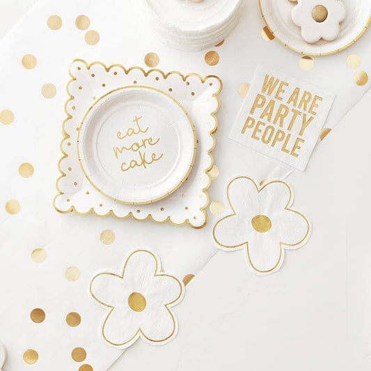 Eat More Cake Paper Plate | 8 count
