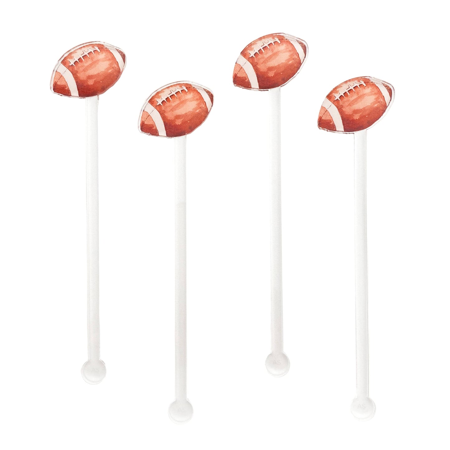 Football Stir Sticks | Set of 4