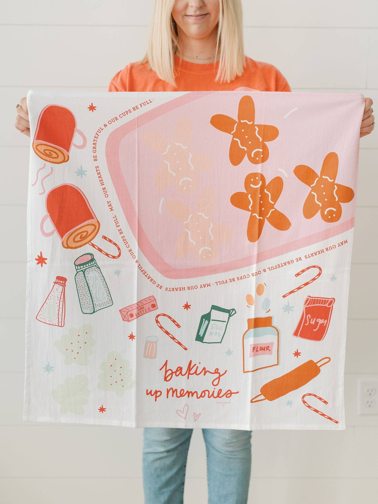 Baking Up Memories | Colorblock Flour Sack Towel