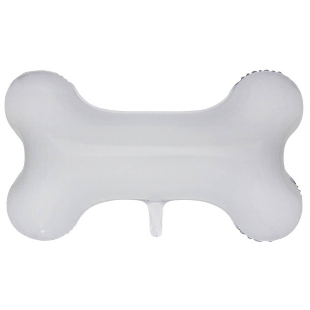 Giant White Dog Bone Mylar Balloon | 29in