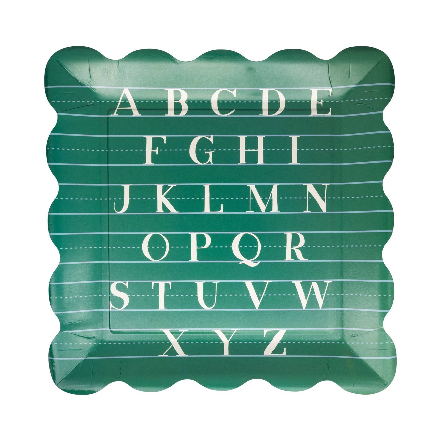 Alphabet Paper Plates 10" | 8 count