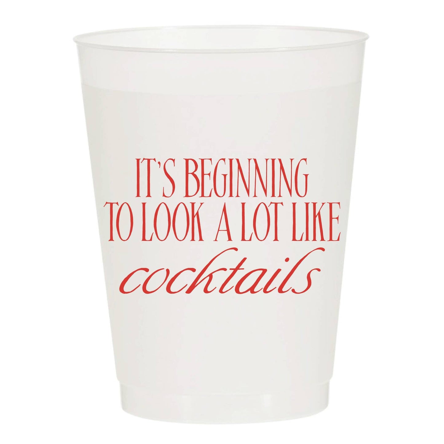Look Like Cocktails Frosted Cups | Pack of 6