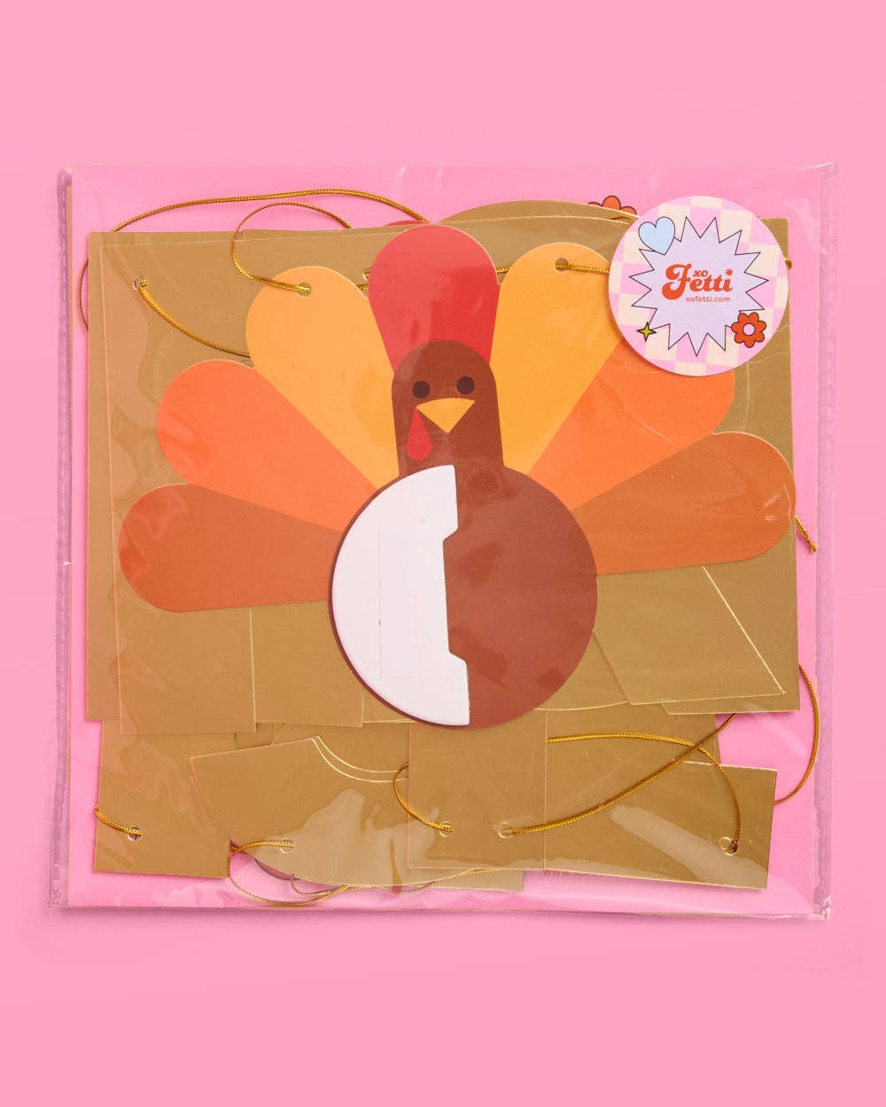 It's Giving Friends Banner | 3D paper 5' Thanksgiving decor