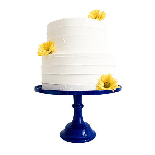 Royal Blue Melamine Cake Stand | Cupcake Stand - Porcupine Paper Co.