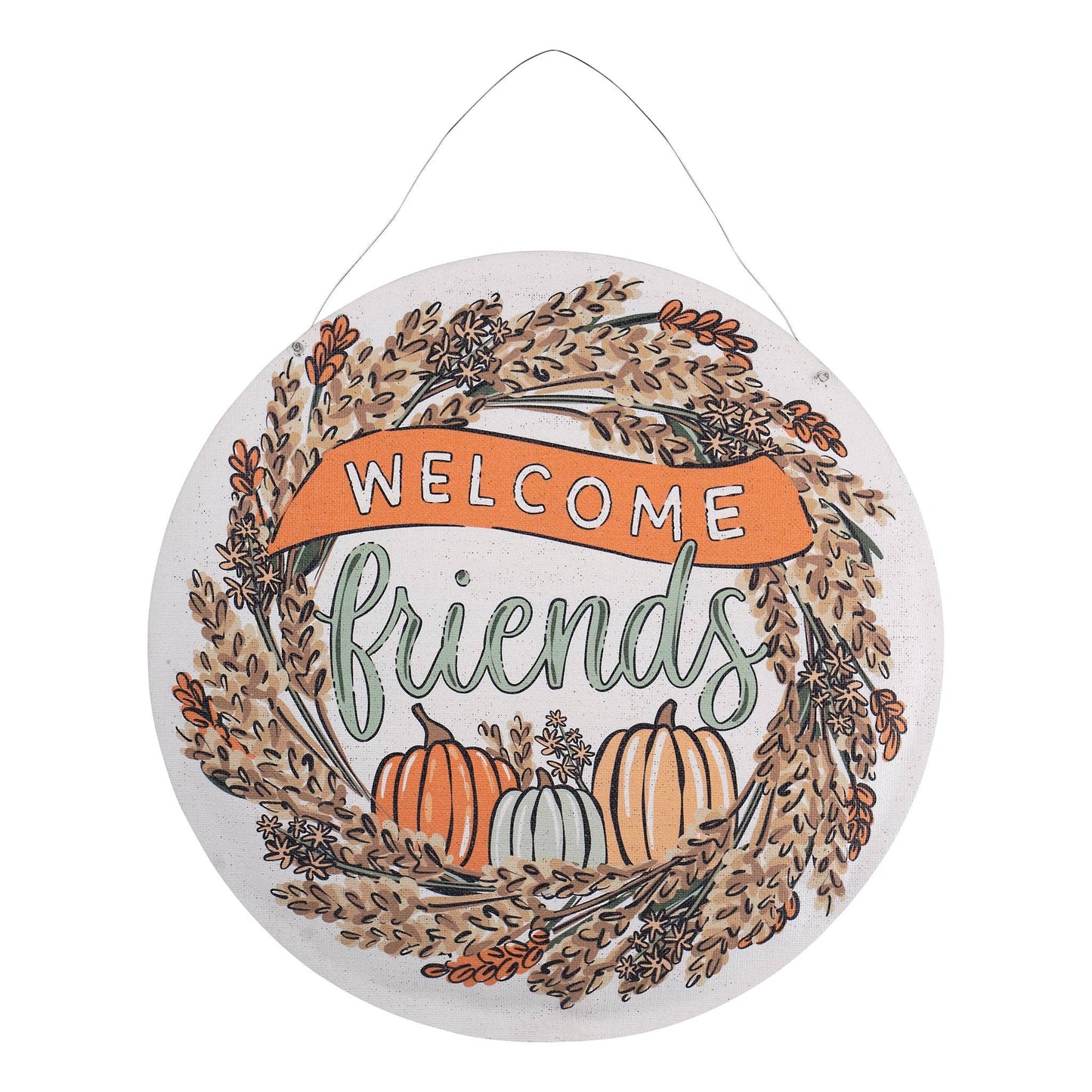 Welcome Friends Fall / Joy To The World Burlee-Holiday Décor
