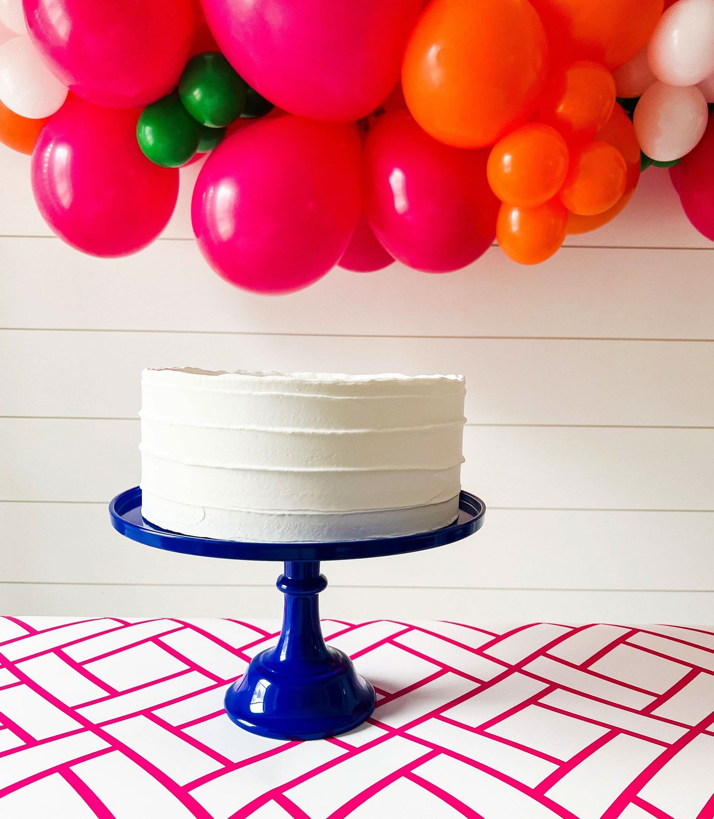 Royal Blue Melamine Cake Stand | Cupcake Stand - Porcupine Paper Co.