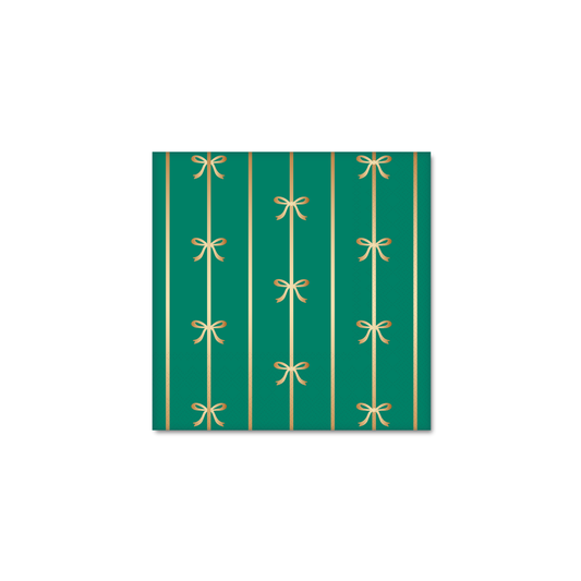 Green Signature Bow Napkins | 20 count