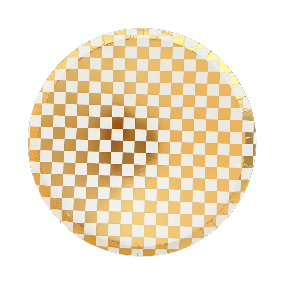 Gold Clash Plates 10" | 8 count