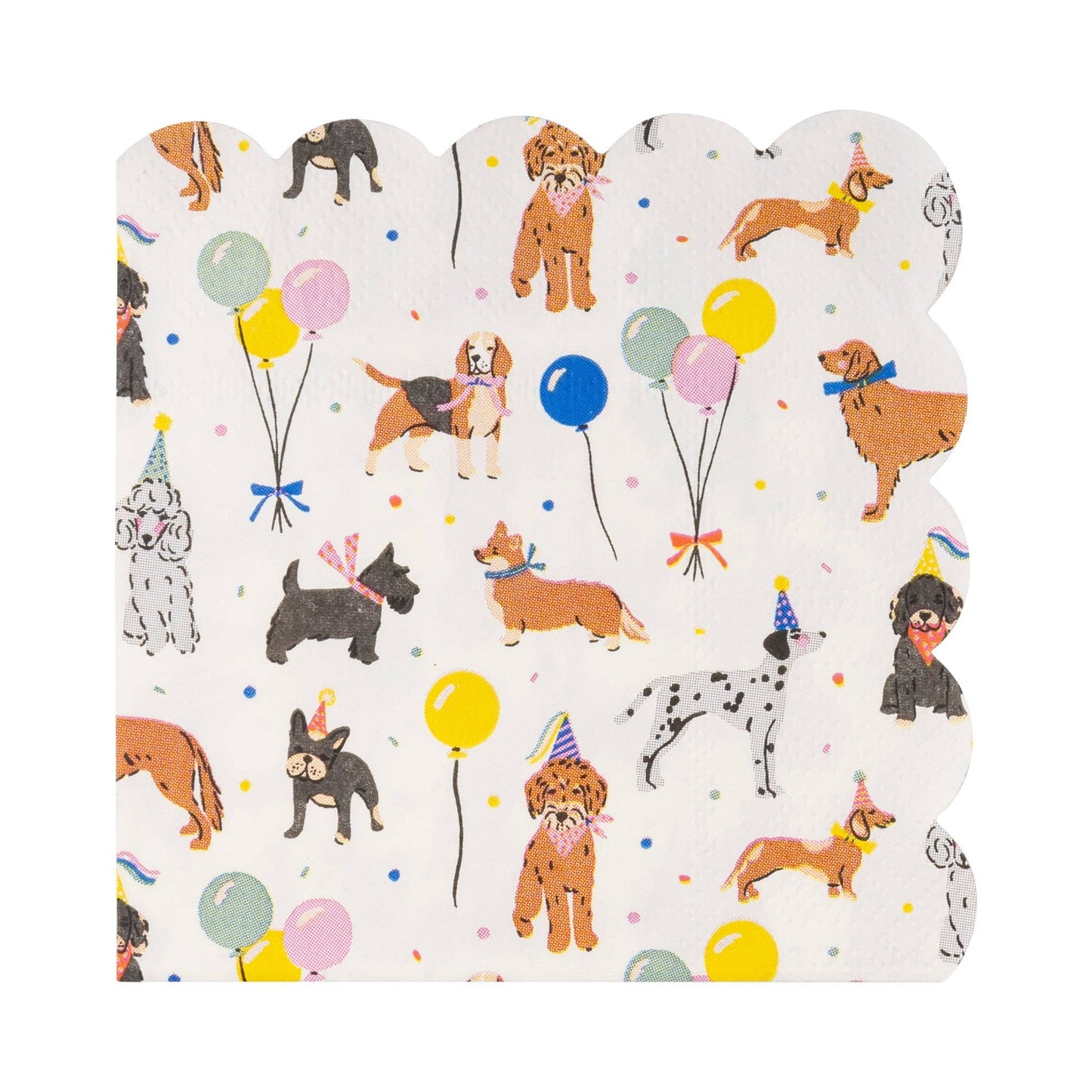 Dog Party Cocktail Napkins | Pack of 18