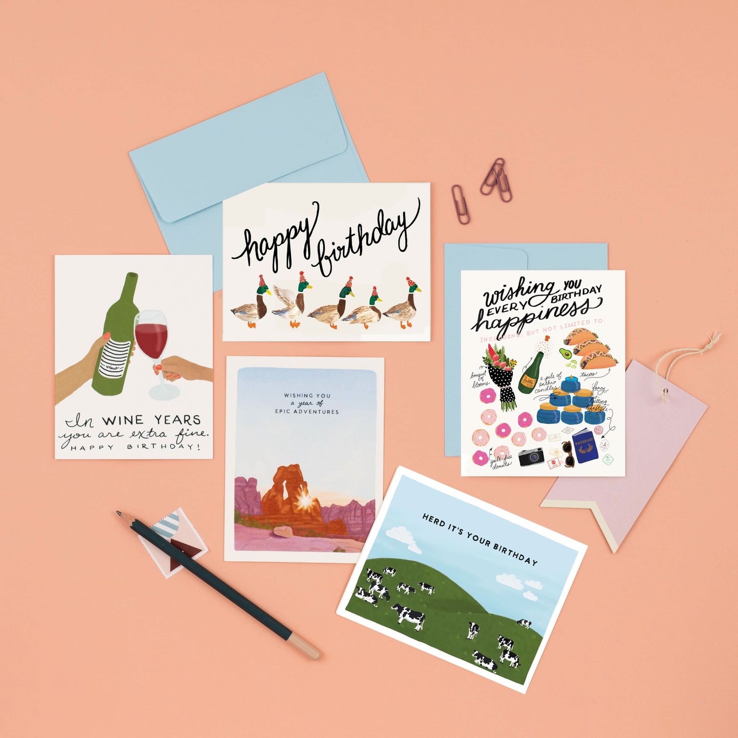 Every Happiness | Birthday Card - Porcupine Paper Co.