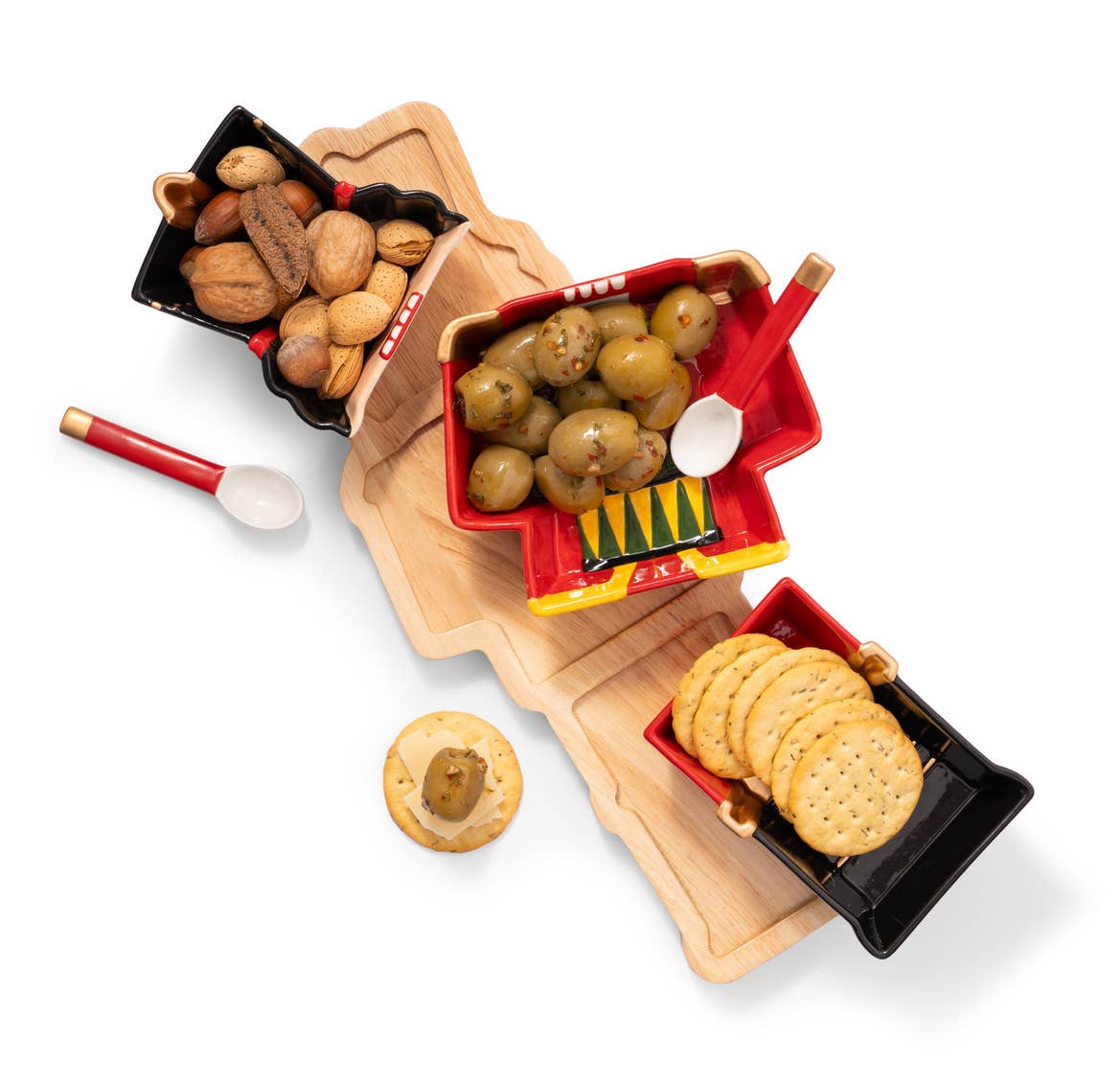 Holiday Nutcracker Appetizer Plate