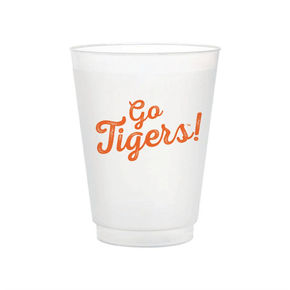 Clemson Mascot Reusable Cup | Set of 8