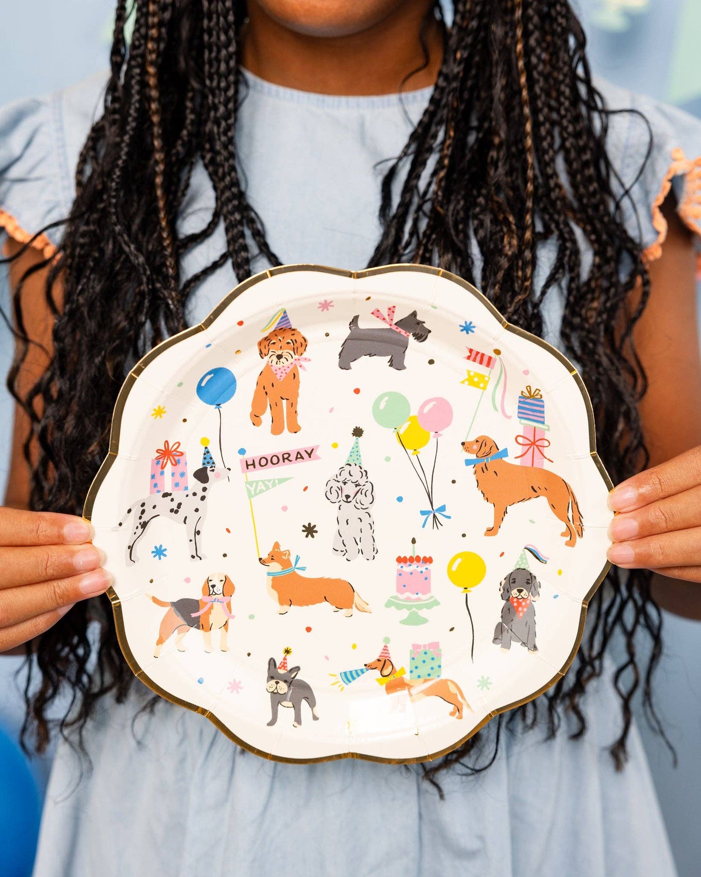 Dog Party Plates | Set of 8