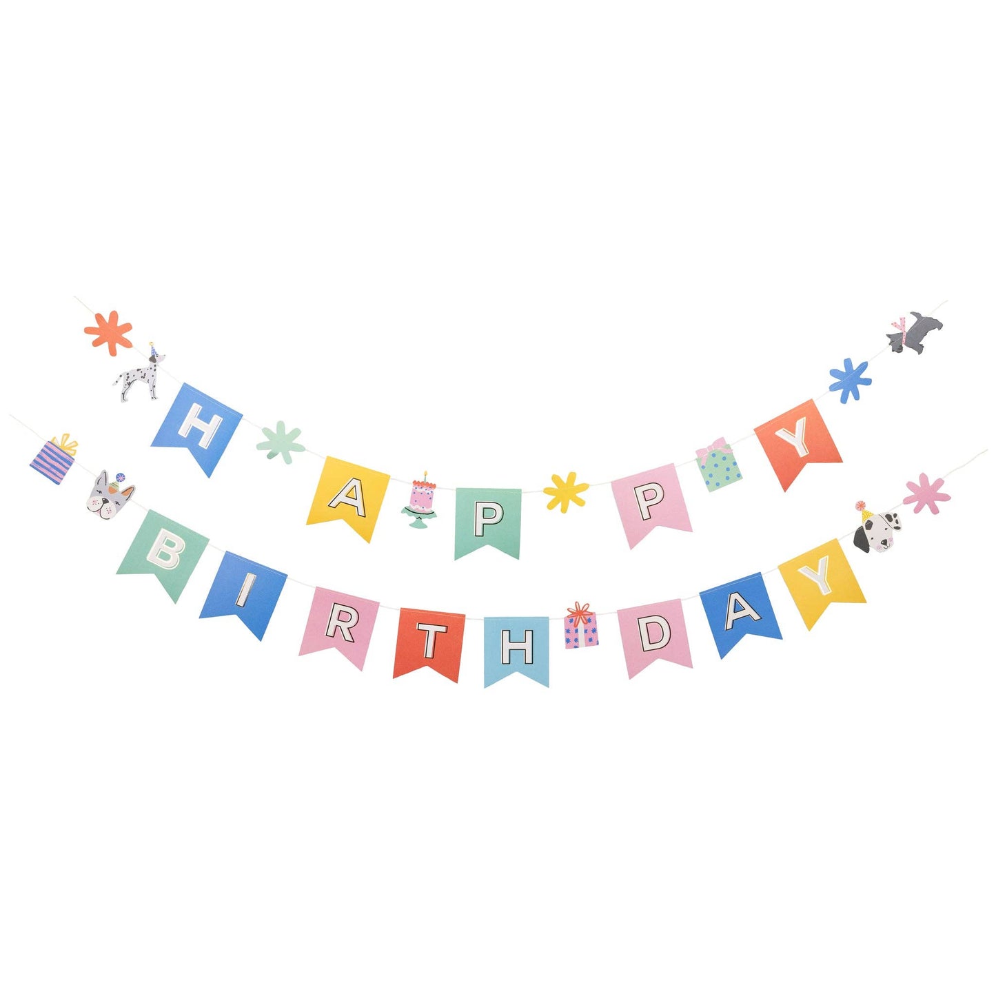 Happy Birthday Dog Theme Birthday Banner