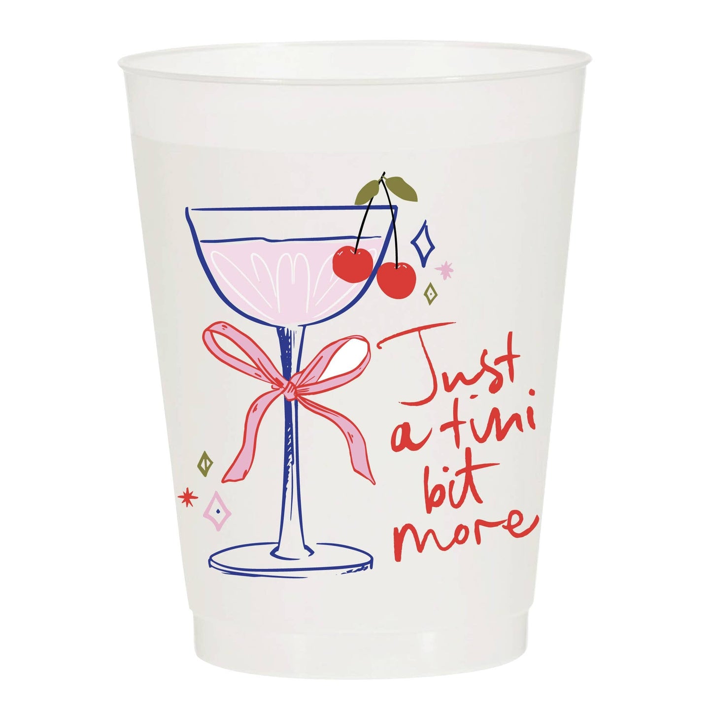 Just a Tini Bit More Frosted Cups | Pack of 6