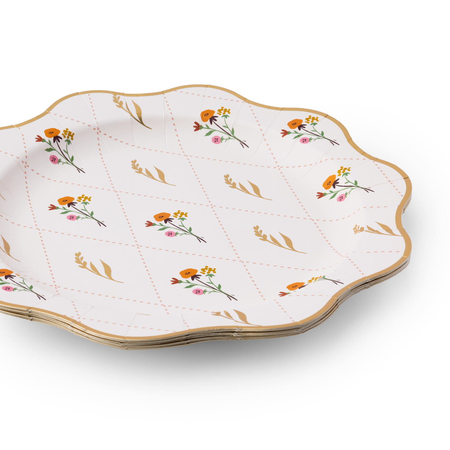 Fall Floral Dinner Plates 10.5" | 8 count