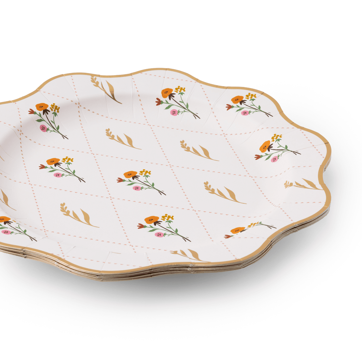 Fall Floral Dinner Plates 10.5" | 8 count