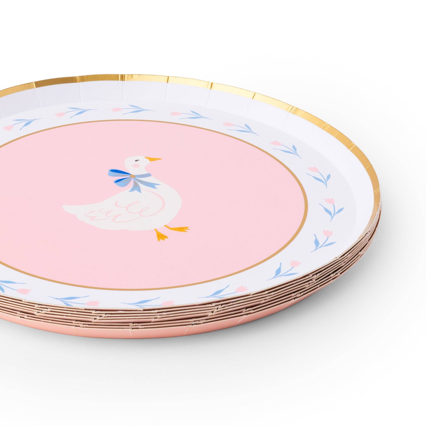 Goose Dessert Plates 8" | Set of 8 - Porcupine Paper Co.
