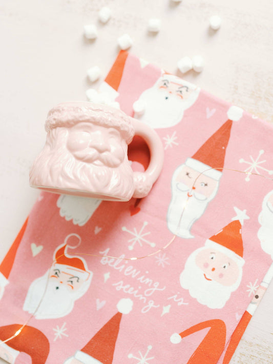 Believing Is Seeing Santa Full Pattern Towel
