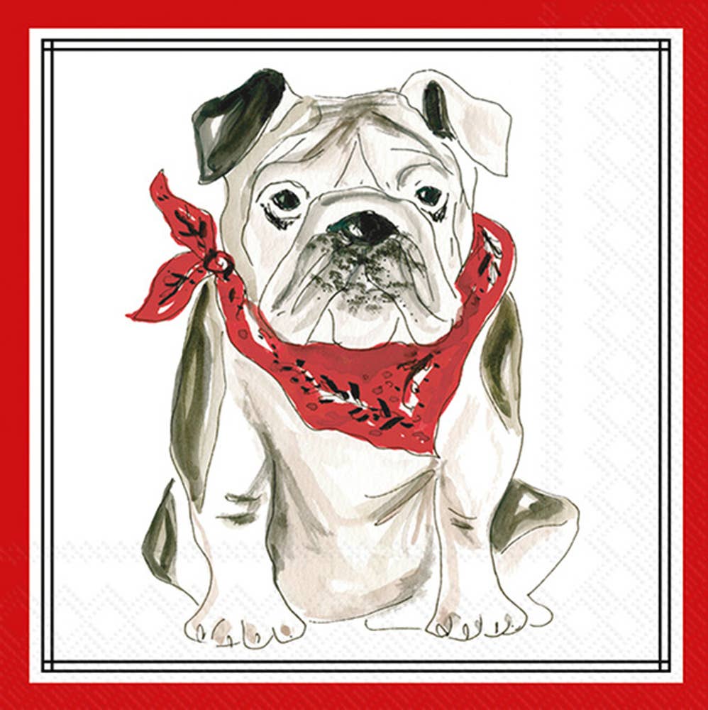 Bulldog Hometown Pride Cocktail Napkin | 20 count