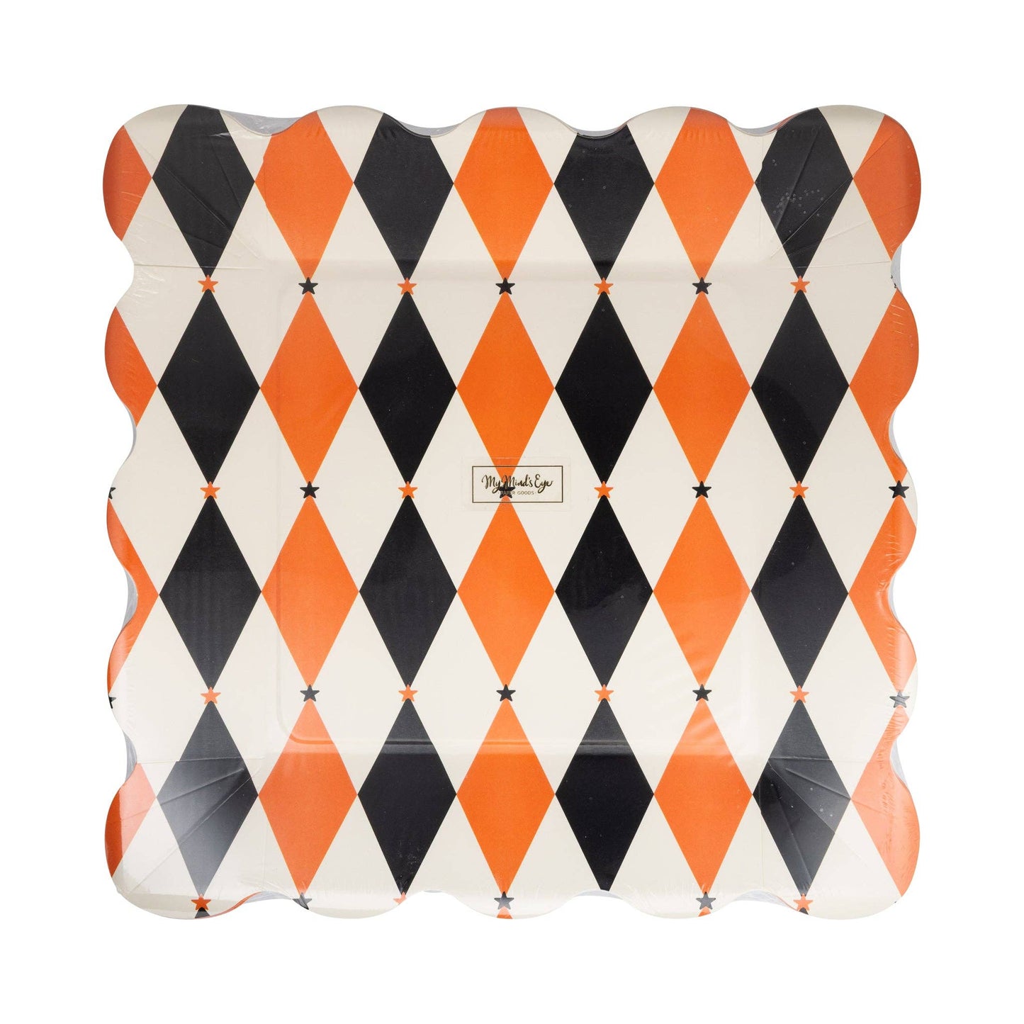 Vintage Harlequin 11" Plates | 8 count