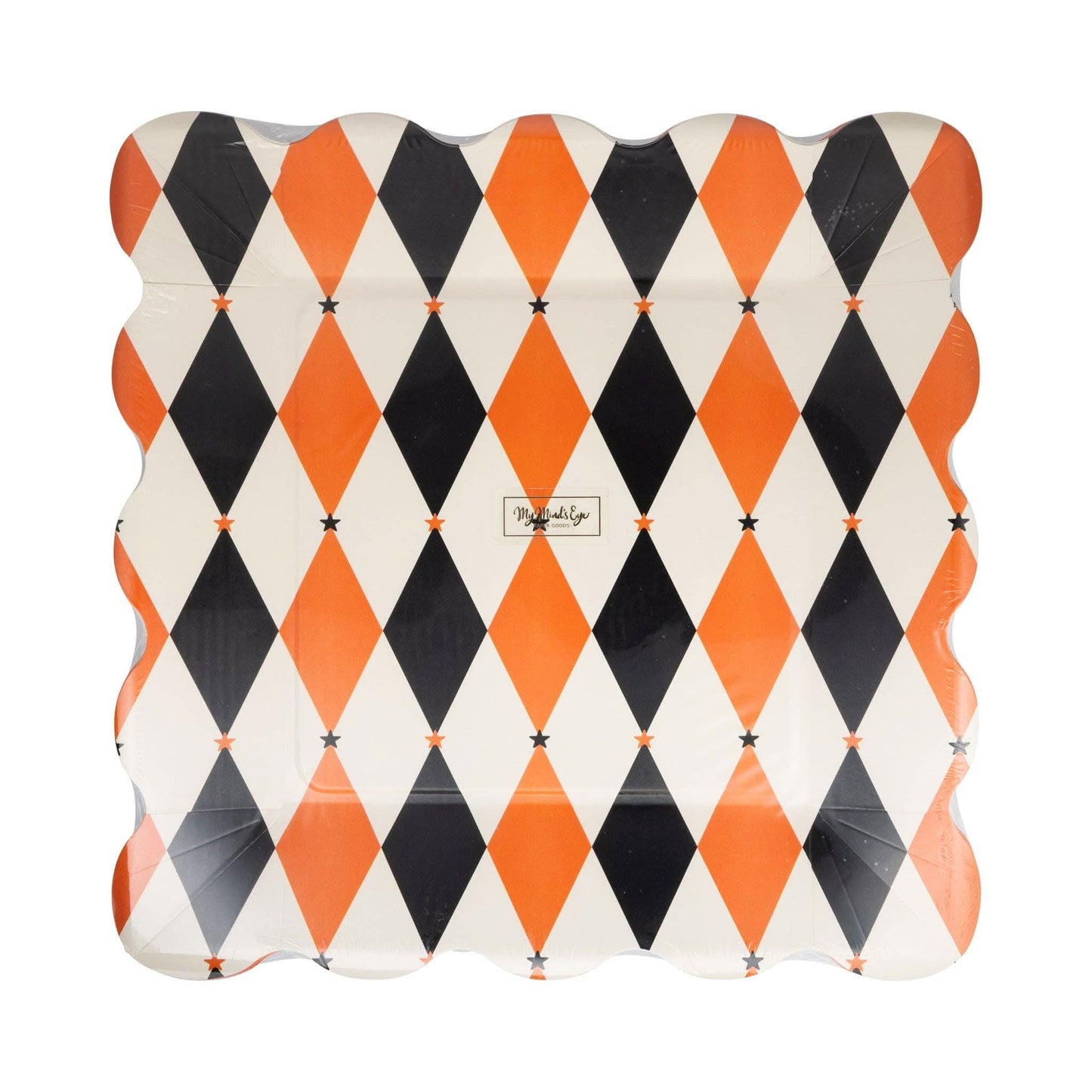 Vintage Harlequin 11" Plates | 8 count