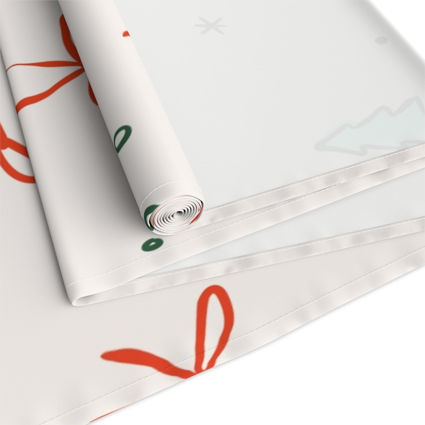 Christmas Ribbon Table Runner | 16" x 72"