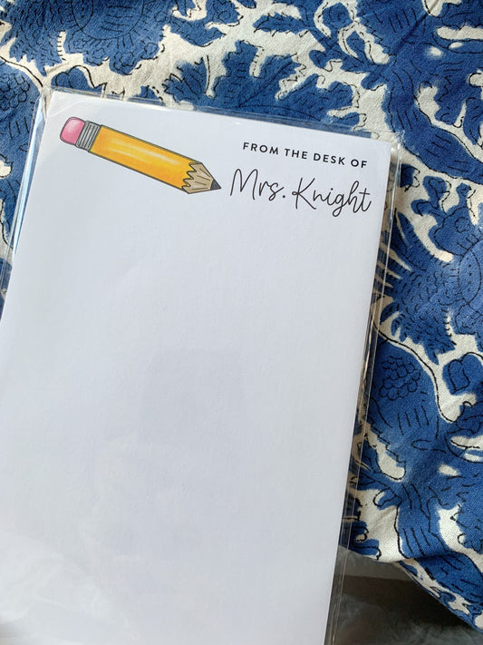 B2S Personalized Notepad - Top | 5.5x8.5