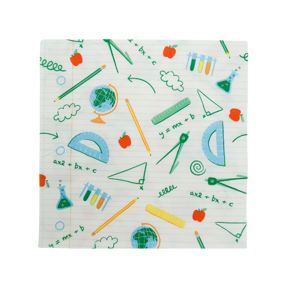 Smarty Pants Subject Large Napkins | Pack of 16