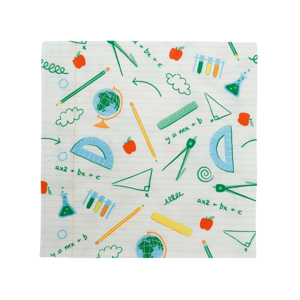 Smarty Pants Subject Large Napkins | Pack of 16