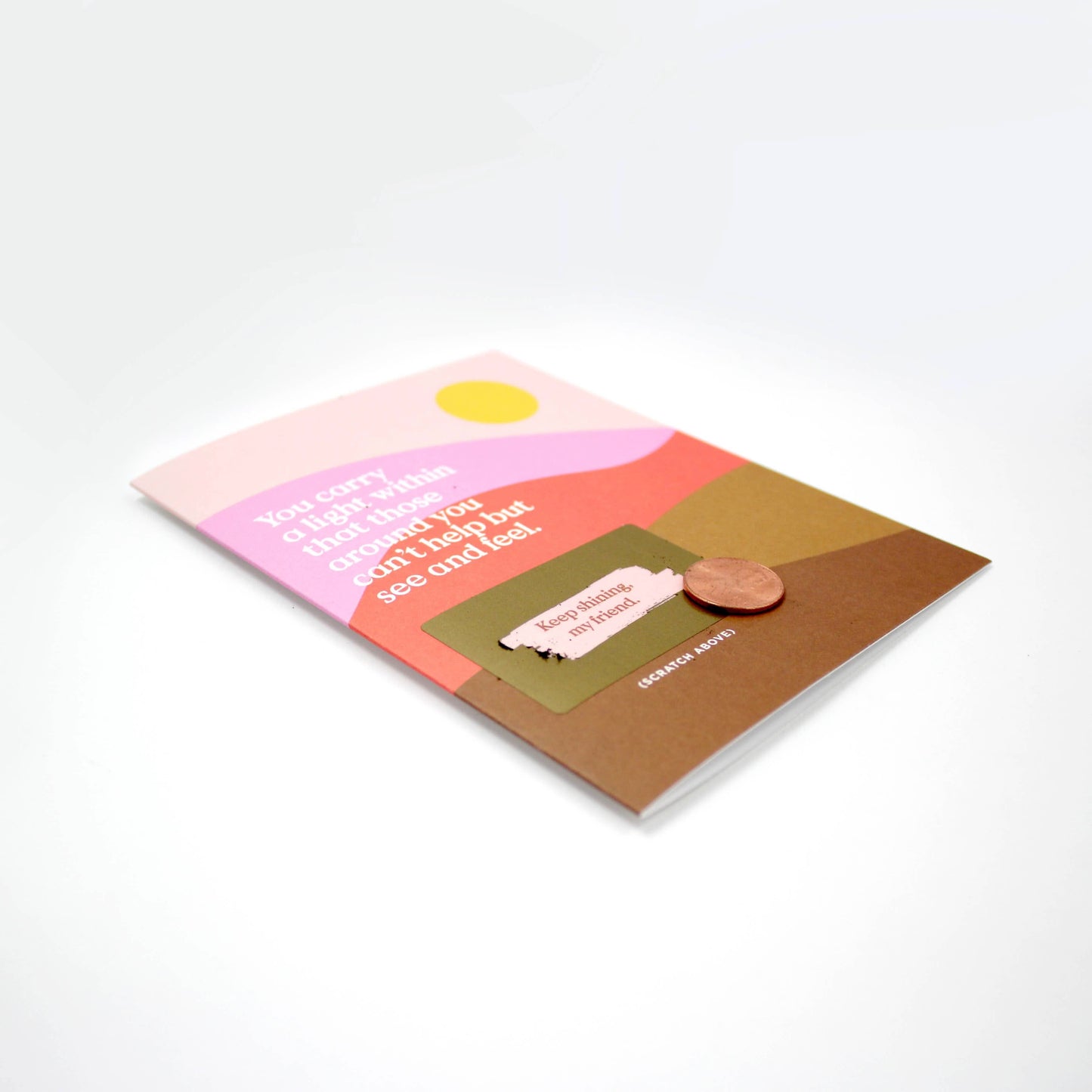 Scratch-off You Carry A Light - Encouragement Card - Porcupine Paper Co.